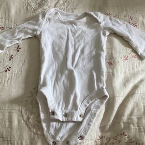 Child of Mine White Long Sleeve Bodysuit
